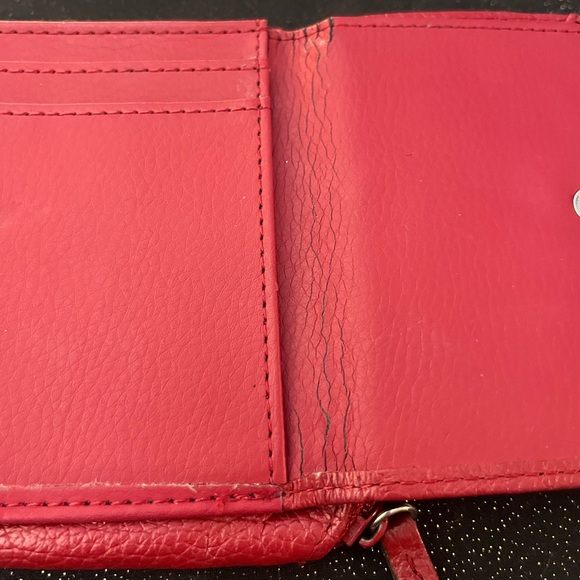 Unbranded Red Leather Wallet - Picture 5 of 5